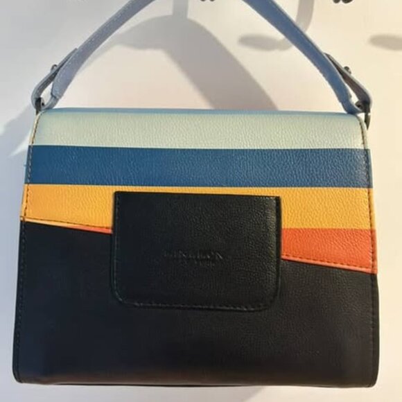 Min & Mon Anastasio Mini Handbag With Cubist Octopus and Rainbow Design - Picture 2 of 6